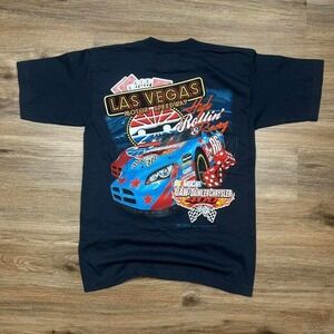 vintage 2000s big print brand new nascar racing tee